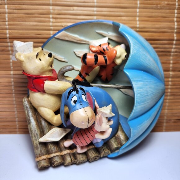 Bradford Exchange Winnie the Pooh Collectible 3D Plate A Grand Day for Sailing - Picture 1 of 11